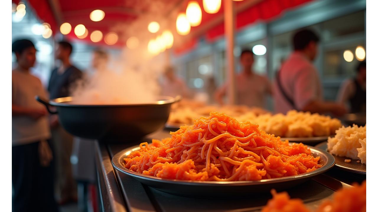 매콤한 떡볶이와 김밥